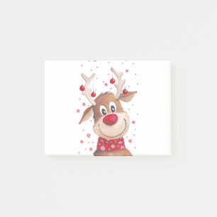 Notas Post-it® Reno del navidad