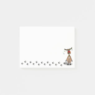 Notas Post-it® Reno sospechado rojo del navidad divertido