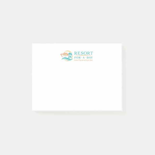 Notas Post-it® Resort Por Un Día (Anverso)