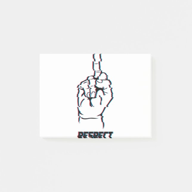 Notas Post-it® Respeto (Anverso)