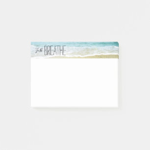 Notas Post-it® Respira en la Playa