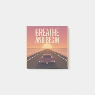 Notas Post-it® Respira Y Comienza