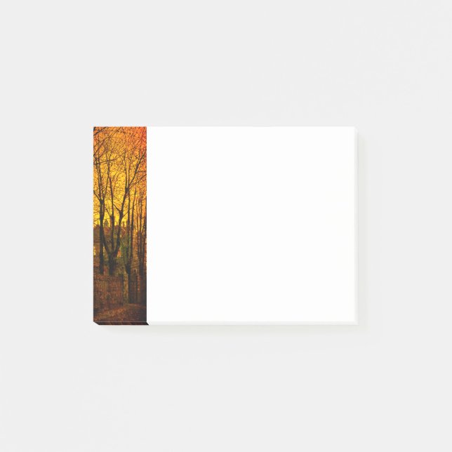 Notas Post-it® Resplandor de octubre John Atkinson Grimshaw (Anverso)