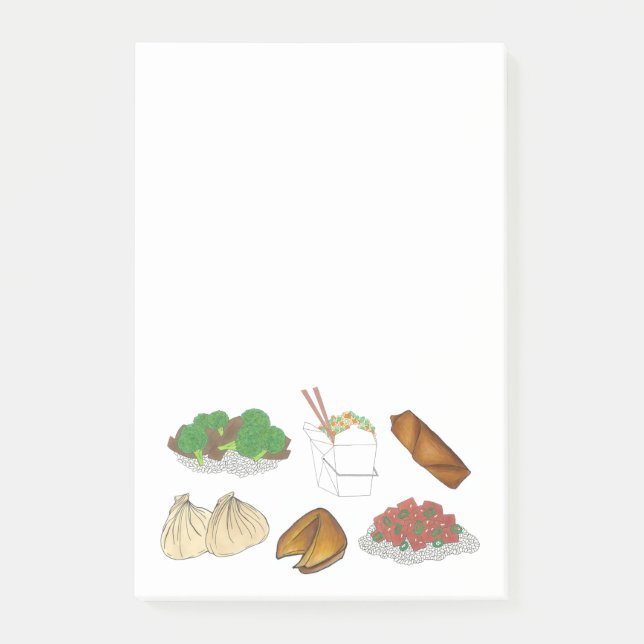 Notas Post-it® Restaurante chino de comida para llevar (Anverso)