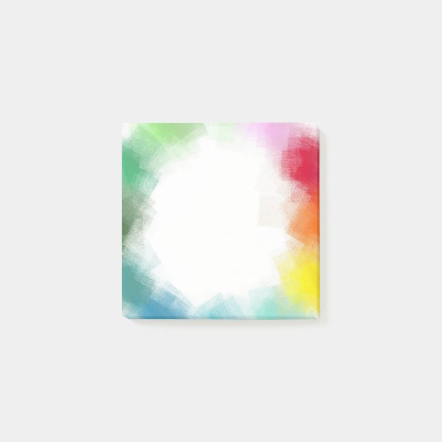 Notas Post-it® Resumen Art Elegant Template Blank Profesional (Anverso)