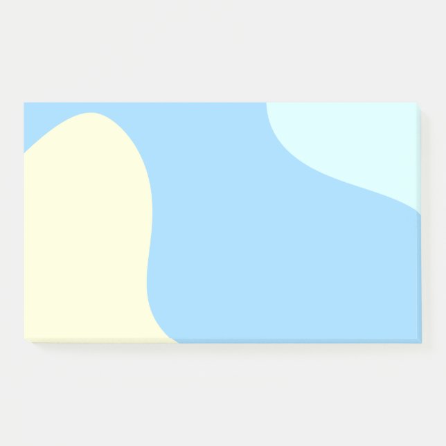 Notas Post-it® Resumen de formas orgánicas (Anverso)