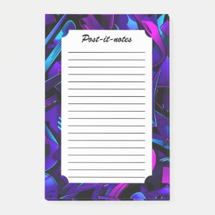 Notas Post-it® Resumen de Graffiti Street Swirl