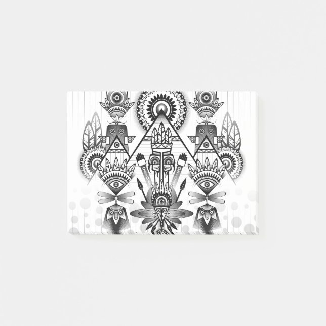 Notas Post-it® Resumen de la antigua tribu indígena (Anverso)