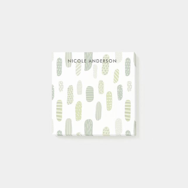 Notas Post-it® Resumen de Pastel Green (Anverso)