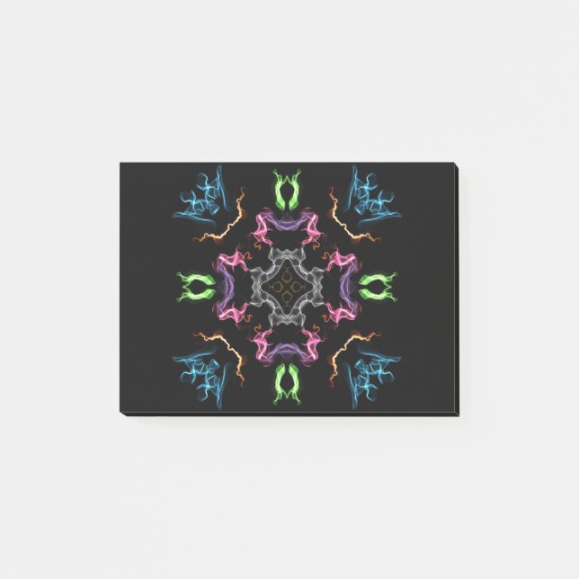 Notas Post-it® Resumen del dibujo digital de Mandala (Anverso)