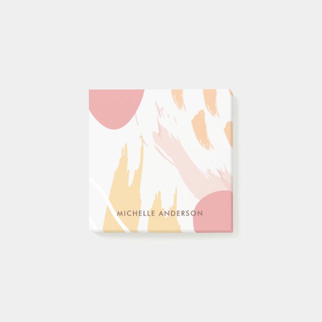 Notas Post-it® Resumen moderno (Anverso)