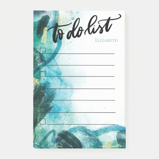 Notas Post-it® Resumen,Paint Splash,To Do List (Anverso)