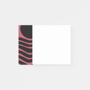 Notas Post-it® Resumen rosa profundo de Bauhaus