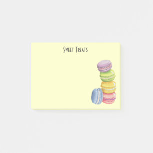 Notas Post-it® Retas dulces de los macarones