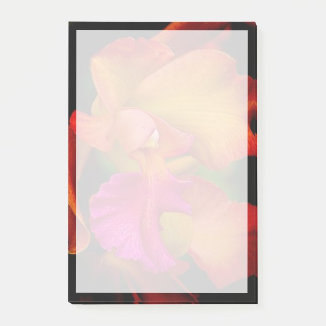 Notas Post-it® Retrato de Cattleya Orchid (Anverso)
