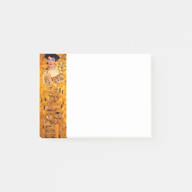 Notas Post-it® Retrato de Gustav Klimt de Adele Bloch Bauer (Anverso)