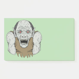 Notas Post-it® Retrato Ghoul Horror Art