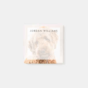 Notas Post-it® Retrato Goldendoodle Studio