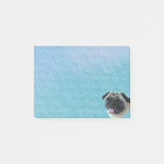 Notas Post-it® Retrato gordo del barro amasado (Anverso)