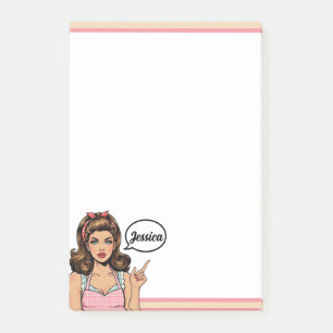 Notas Post-it® Retro Pinup_ No está mal