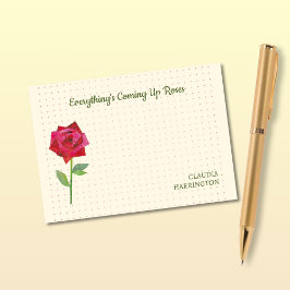 Notas Post-it® Retro Rosa Cute Funny Oficina Nacional Motivadora