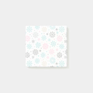 Notas Post-it® Retro Snowflakes