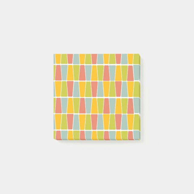 Notas Post-it® Retro Trapezoids (Anverso)