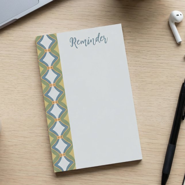 Notas Post-it® Retro Verde Azul (Classy and cute at the same time. Great for gifting mom, teacher or yourself. Hand drawn with love)