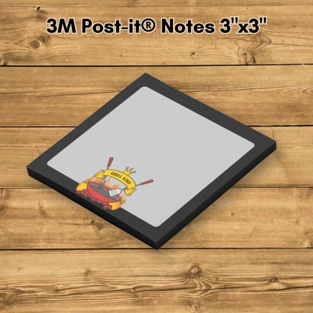 Notas Post-it® Rey de la parrilla (Subido por el creador)