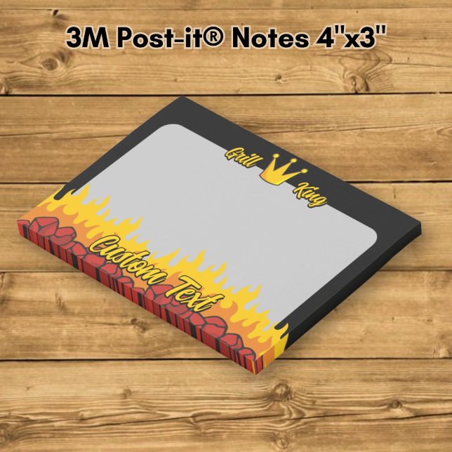 Notas Post-it® Rey de la parrilla Corona (Subido por el creador)