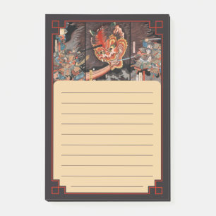 Notas Post-it® Rey Oni japonés Shutendoji - monstruo espeluznante