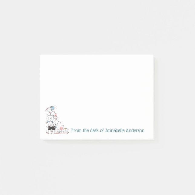 Notas Post-it® Rincón de Gatito (Anverso)