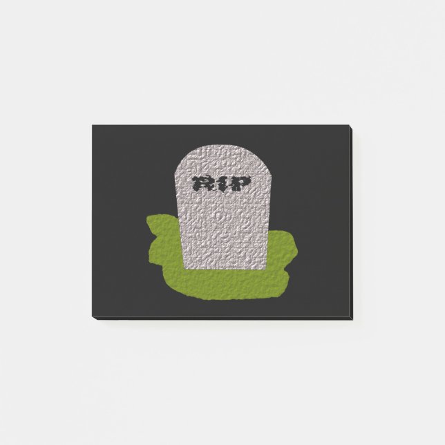 Notas Post-it® RIP Tombstone Post anota Pad (Anverso)