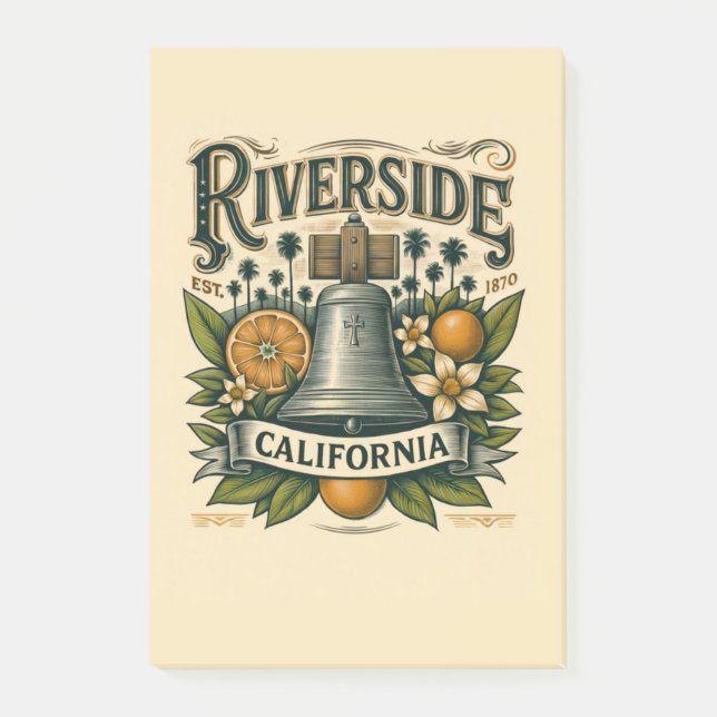 Notas Post-it® Riverside California  (Anverso)