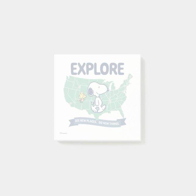 Notas Post-it® Road Trippin | Explorar cacahuetes (Anverso)