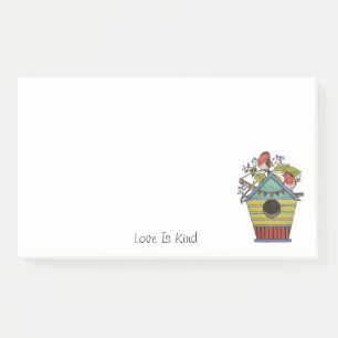 Notas Post-it® Robins Con Arándanos Y Aves