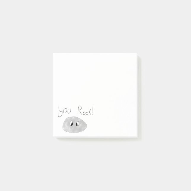 Notas Post-it® roca  (Anverso)