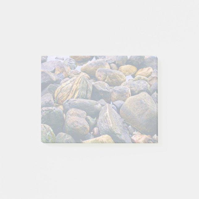 Notas Post-it® Rocas coloridas (Anverso)