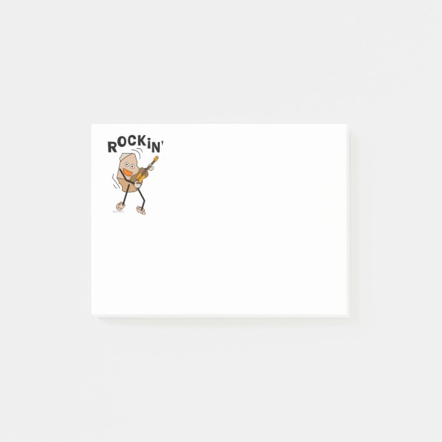 Notas Post-it® Rockin Guitar (Anverso)