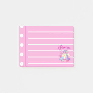 Notas Post-it® Rodado de Princesa Rosa