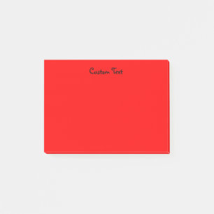 Notas Post-it® Rojo de encargo