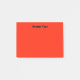 Notas Post-it® Rojo de encargo/naranja