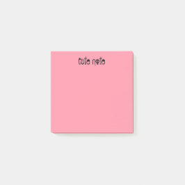 Notas Post-it® Rojo Pastel