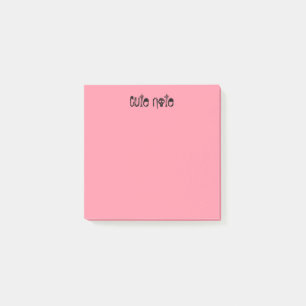 Notas Post-it® Rojo Pastel