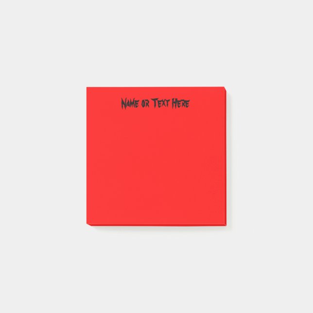 Notas Post-it® Rojo vibrante (Anverso)