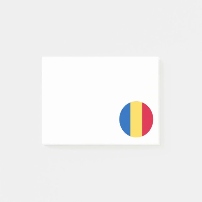 Notas Post-it® Romania Flag (Anverso)