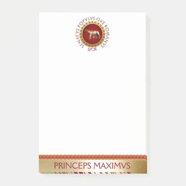 Notas Post-it® Romano (Anverso)