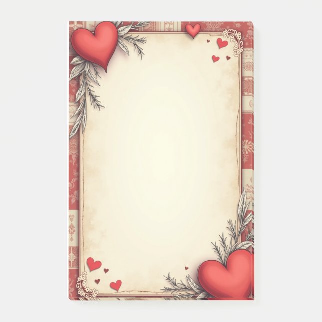 Notas Post-it® romántica (Anverso)