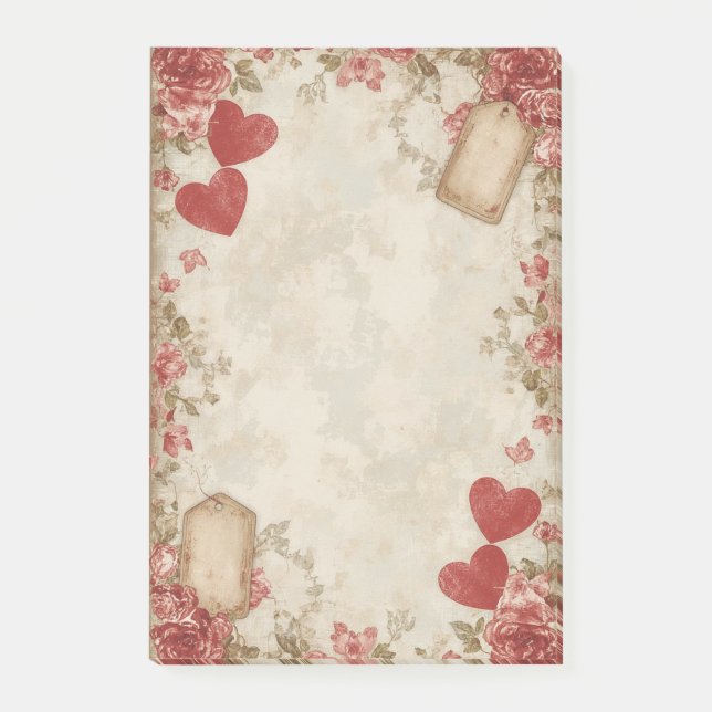 Notas Post-it® romántico (Anverso)