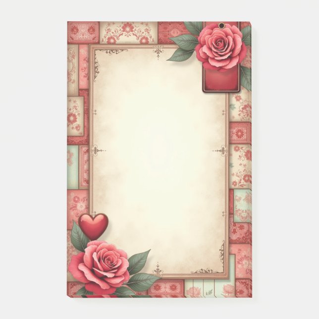 Notas Post-it® romántico (Anverso)